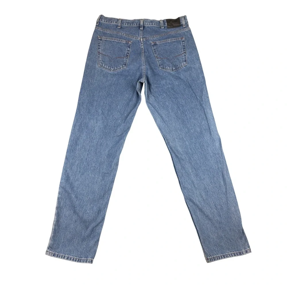 Harley-Davidson Mens Relaxed Fit Jeans Blue Medium‎ Wash Denim 38x36 99025-07VM